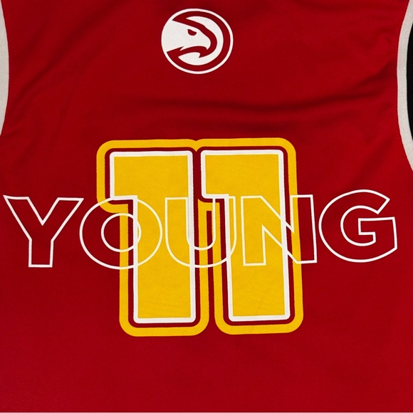 Trae Young #11 Atlanta Hawks NBA Men's Red Jersey - Picture 5 of 7